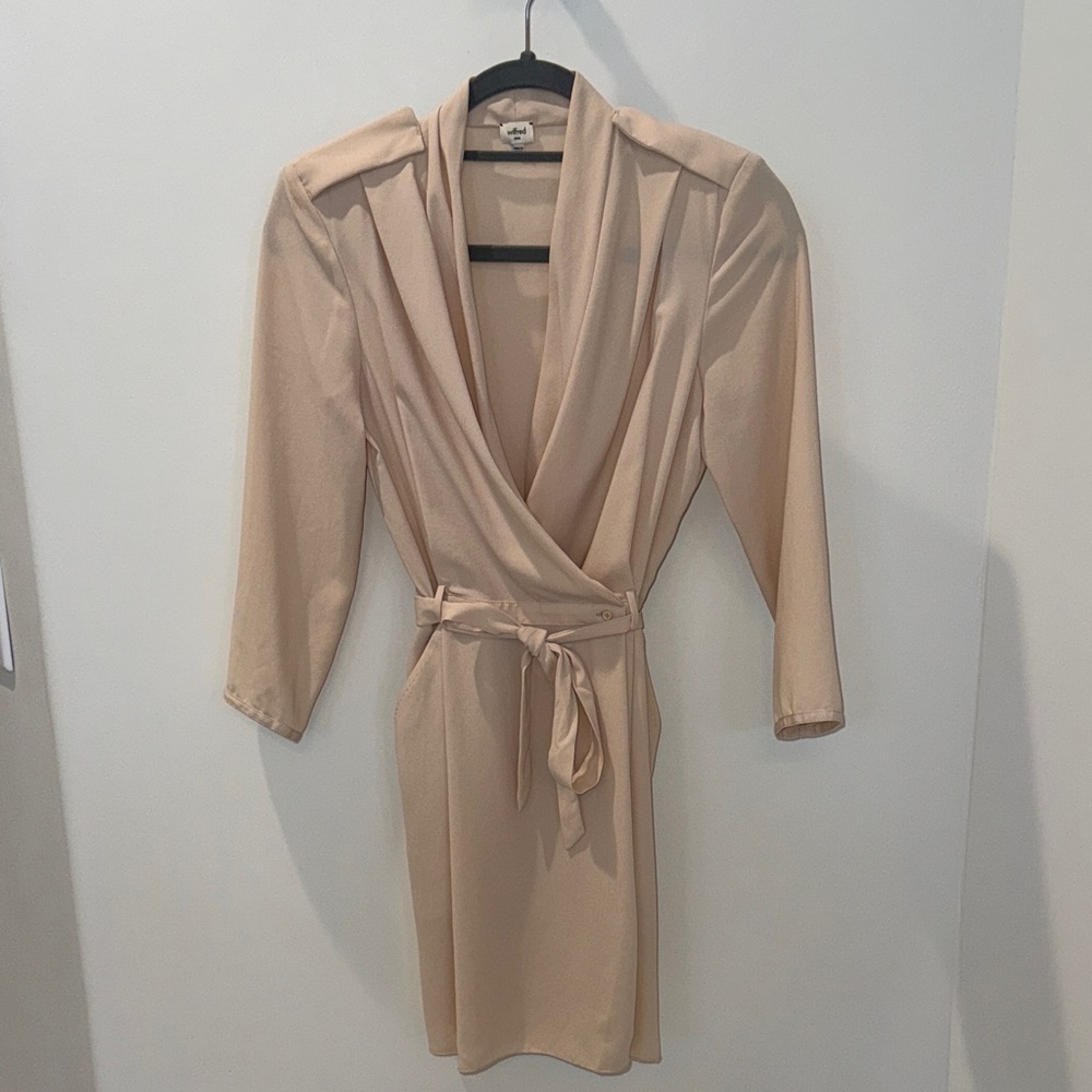 Wilfred Beige Wrap Dress